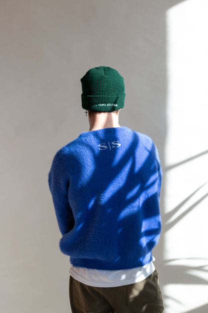 DARK GREEN LOGO BEANIE