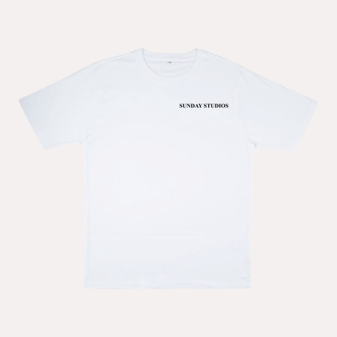 WHITE LOGO T-SHIRT